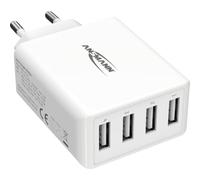 ANS 1001-0113 - USB charger HC430, 30 W, 5 V, 3000 mA, 4 ports, white