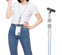 Ansmann Catena per cellulare universale, cavo USB C, 120 cm, cinturino per cellulare da appendere, cavo di ricarica rapida da USB C a Lightning, cinturino per cellulare, cordino per cellulare, adatto