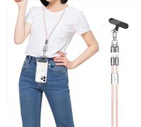 ANSMANN catena universale per cellulare - cordino con cavo USB-C da 120 cm, da USB-C a Lightning, cinghia a tracolla compatibile con tutti gli smartphone