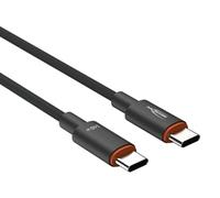 Ansmann cavo di ricarica 60 cm USB tipo C per la ricarica rapida di smartphone, tablet, laptop, ecc. con potenza di uscita fino a 140 W/Cavo di alta qualità per l'ufficio, l'home office, il gamer
