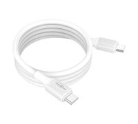 Cavo in silicone USB-C a USB-C bianco