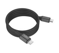 Ansmann Cavo USB-C Magnetico 120cm, Compatto, Rivestimento Silicone nero