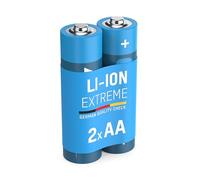 ANSMANN Extreme Lithium Batterie AA Mignon - un Pacco da 2 - 1,5V | LR6 - Alta capacità, estremamente leggera - potenza + 700% in piu di Alkalineon Aa Batteria, 700% More Power