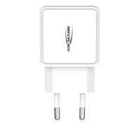 ANS 1001-0111 - USB-C(-PD) charger, 18 W, 5 - 12 V, 3000 mA, 2 ports, white