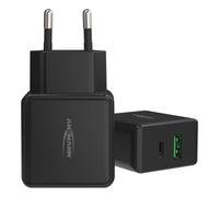 Ansmann HC218PD Universale Nero AC Ricarica rapida Interno (ANSMANN HC218PD str?mforsyningsadapter) NEW