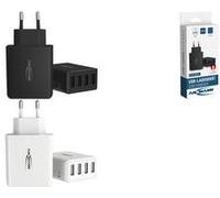 Ansmann HC430 Universale Bianco AC Interno (Ansmann Home Charger HC430 4xUSB 3000m)
