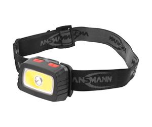 Ansmann HD200B Torcia a fascia LED Nero, Grigio