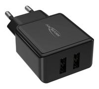 Ansmann HomeCharger HC212 Caricatore USB 12 W 2x USB-A Nero Ambiente interno