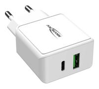 Ansmann HomeCharger HC218PD Caricatore USB 18 W 1x 2 USB-A, 1x USB-C ® Consegna