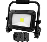 ANSMANN Lampada da lavoro a LED, compatibile con batterie da 18 V, con piastre a