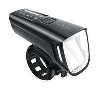 ANSMANN Lampada frontale ricaricabile per bicicletta a LED 100 Lux (1 pz) - Potente luce per bicicletta con 4 modalità di illuminazione - Luce per bicicletta di design con una portata di 200 m