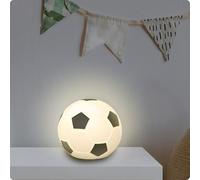 ANSMANN Lampada LED a forma di pallone da calcio, luce notturna 3D in silicone con cambio di colore, ideale come regalo di compleanno per i ragazzi, lampada decorativa con 7 colori diversi
