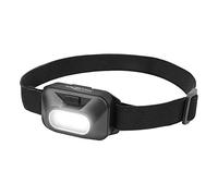 ANSMANN Lampada LED LED da lavoro - Lampada da lavoro con 125 lumen - Lampada frontale a LED ideale per ciclismo, corsa con cane, jogging, pesca, caccia, arrampicata, officina, bicicletta, luce da