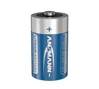 ANSMANN Li-SOCl2 ricaricabile cloruro di litio-tionile ER 14250 LS 14500 3.6V cella ½ AA 1200 mAh per sistemi di sicurezza telecamere di sorveglianza strumenti di misura attrezzature mediche