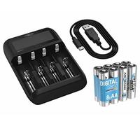 Ansmann Lithium 4 Caricabatterie Universale LiFePO LiIon NiCd NiMH 10340 10350 10440 (1001-0122-02) Marca