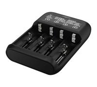 Ansmann Lithium 4 Caricabatterie universale LiFePO, LiIon, NiCd, NiMH 10340,