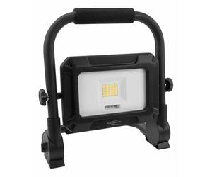 ANSMANN Luce da lavoro a LED, 2000 lm, ricaricabile, resistente agli spruzzi, robusto faro da costruzione per cantiere, garage/2 livelli di luminosità