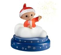 ANSMANN Luce notturna a LED Sandman, lampada notturna per bambini, spegnimento automatico, luce bianca calda, funzione touch, a batteria