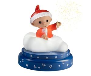ANSMANN Luce notturna a LED Sandman, lampada notturna per bambini, spegnimento automatico, luce bianca calda, funzione touch, a batteria