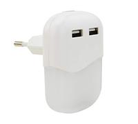 ANSMANN Luce notturna in plastica, colore: bianco