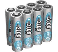 Ansmann maxe hr06 batteria ricaricabile stilo aa nimh 2100 mah 1.2 v 8 pz