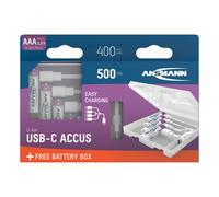 Ansmann Micro AAA -Batteria Li-Ion 400 mAh 1.5 V 4 St. 1311-0035 Accessori