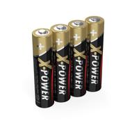 Micro / AAA / LR03 Batteria monouso Mini Stilo AAA Alcalino Batteria monouso, Mini Stilo AAA, Alcalino, 1,5 V, 4 pz, Nero
