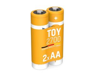 ANSMANN Mignon AA batteria ricaricabile, 2 pezzi, 2650 mAh 1,2V Ni-MH, ricaricabile, ideale per giocattoli per bambini, console di gioco, giocattoli, batteria ricaricabile ad alte prestazioni