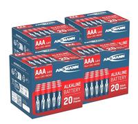 Ansmann portaoggetti con 55 pezzi Red Alkaline pacche...