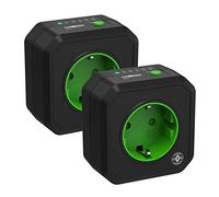 ANSMANN Presa timer AES1 / presa a risparmio energetico con timer per elettrodomestici: termoventilatore, macchina da caffè, lavatrice e molto altro ancora.