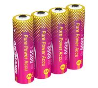 ANSMANN Batteria ricaricabile Pure Power AA tipo 3500 (min. 3250 mAh), con la massima capacità, lunga durata e tecnologia di protezione, ideale per dispositivi ad alto consumo energetico
