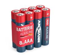 ANS 5015360 - Rosso, batteria alcalina, AAA (Micro), confezione da 8