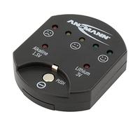 ANSMANN Tester per Batterie Alkaline Batteria Li-ion Ricaricabili | Indicatore di capacità | Tester