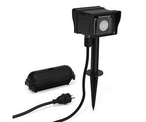 ANSMANN timer da esterno AES8, timer meccanico 24 ore che ripete ogni giorno l'ora impostata, max. 16A / 3680W, IP44, ideale per il prato o l'aiuola in giardino, cortile, balcone, terrazzo