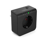 ANSMANN Timer, presa a risparmio energetico, presa timer compatta con conto alla rovescia, decorazione natalizia, senza consumo in standby, nero, 3680 W, per interni