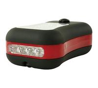 ANSMANN - Torcia da Lavoro Hycell a 28 LED, 2 in 1, Colore: Rosso/Nero