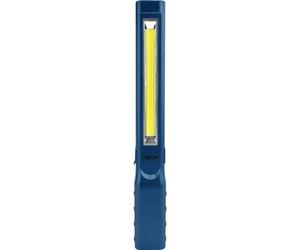 Ansmann WL450R Battery LED 450 Lumen-USB Wireless & Flexible-6 W Functional Work Lamp for Workshop, Car & Emergency Lighting, Blue