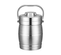 ANSNOW Boccetta per Alimenti Multi Scomparto in Acciaio Inossidabile Bento Box per il Pranzo Doppio Strato Isolamento Sottovuoto Secchio Termico ad Alta Capacità per Adulti, Studenti, Ufficio, Regal