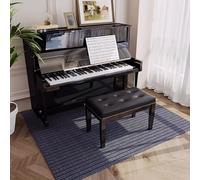 ANSNOW Tappetino per Isolamento Acustico per Pianoforte, Protezione Antiscivolo Fonoassorbente per Pianoforte Verticale, Cuscinetti Acustici 60 * 120 cm