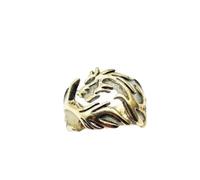 anso Anello luminoso che si illumina al buio, anello regolabile per dito a forma di drago
