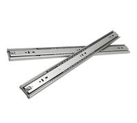 Ansobea Guide per cassetti 550 mm, guide a sfera con portata di 45 kg, estraibili completi, guide telescopiche, dimensioni complete 1100 mm, 1 paio (2 pezzi)