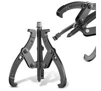 Ansobea Set di attrezzi estrattori a 3 bracci, estrattore per artigli 75 mm, 100 mm, 150 mm, applicazione esterna/interna, per cuscinetti a sfera, ruote dentate scorrevoli, volani, ruote del veicolo