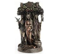 AnsonBoy Statuetta della Statua della dea Greca Statuetta della dea Ecate Religiosa Greca Antica Scultura Decorazione della casa Miniature Ornamenti Artigianali