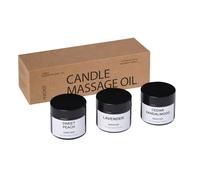 ANSOYER Candela da massaggio - Base di soia + olio di semi di canapa - Candela all'olio per massaggi - Candela all'olio e alla lozione per il corpo - 1.77OZ *3