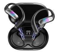 ANSTEN AI Cuffie Traduzione Simultanea, 4-in-1 Traduttore Vocale Istantaneo Multilingue 144 Lingue, 7 Modalità Traduzione, Codice di Autorizzazione Permanente, Cuffie Bluetooth per Viaggi/Affari