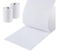 Anstore Industriale Autoadesivo Extra Forte Autoadesivo, Hook Loop Autoadesivo, Larghezza 10 cm, Lunghezza 1,5 m, Stretch Adesivo Bianco per Cornici per Finestre, Zanzariere, Tappetini