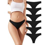 ANSUKOO Perizoma Senza Cuciture Donna,Mutande Brasiliana Microfibra Tanga | Taglio Laser Thong,Invisibile Mutandine,Color Seamless Underwear,Women Comode Elasticizzate Panties