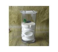 Ant Farm Mini rotondo formica nido fattoria tazza d'acqua acrilico trasparente piccola colonia area di alimentazione formica osservazione formica esperimento scientifico formicarium formiche vive e