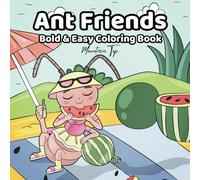 Ant Friends: Bold & Easy Coloring Book