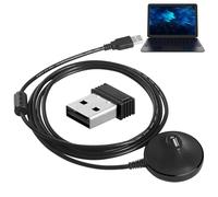 Ant Plus Dongle | Ricevitore ANT portatile con cavo di prolunga USB ANT+ Set di dongle per ciclismo indoor training trasferimento dati compatibile con BKOOL TacX Trainer
